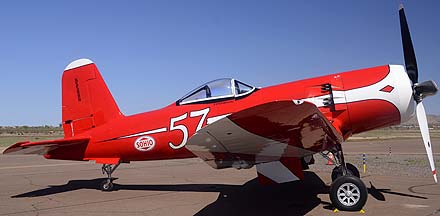 Goodyear F2G-1 Corsair NX5588N Race 57, Cactus Fly-in, March 2, 2012